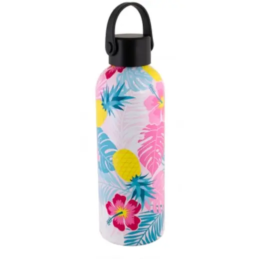 Tropic Hydration Bottle Multicoloured Lid Up